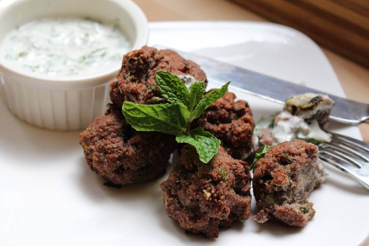 grape-meatballs-mint-yogurt