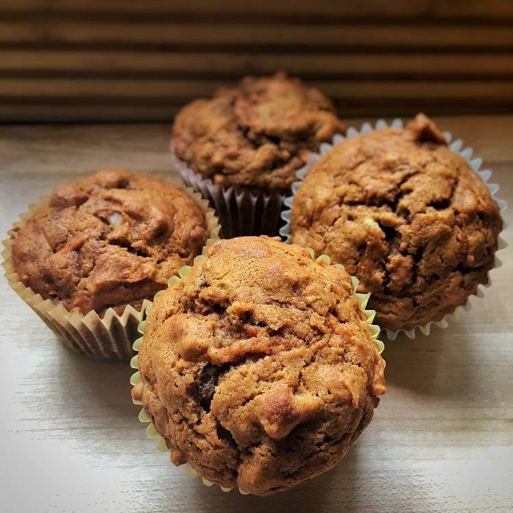 vegan carrot muffin
