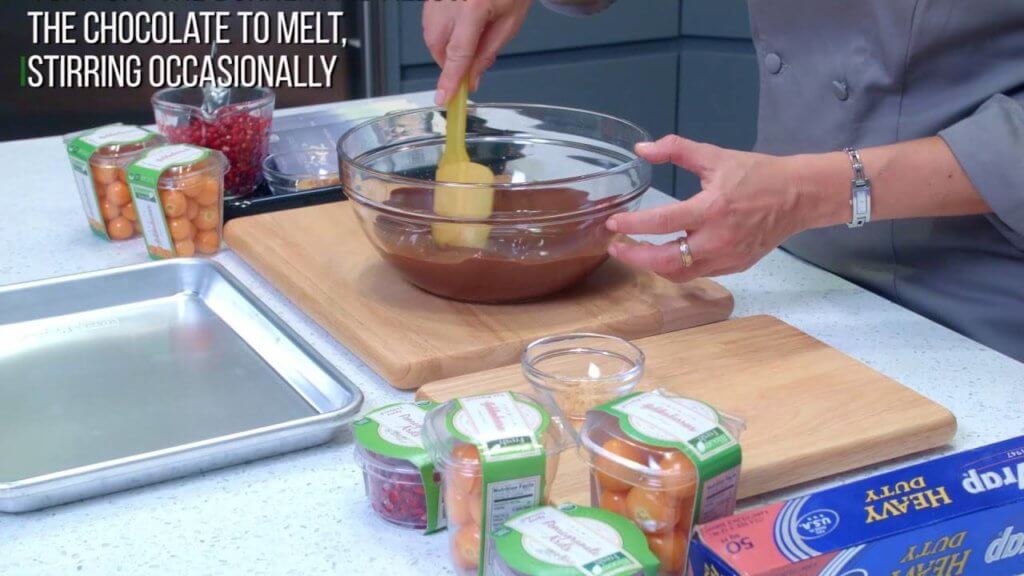 Recipe and Video: Pomegranate Chocolate Bark