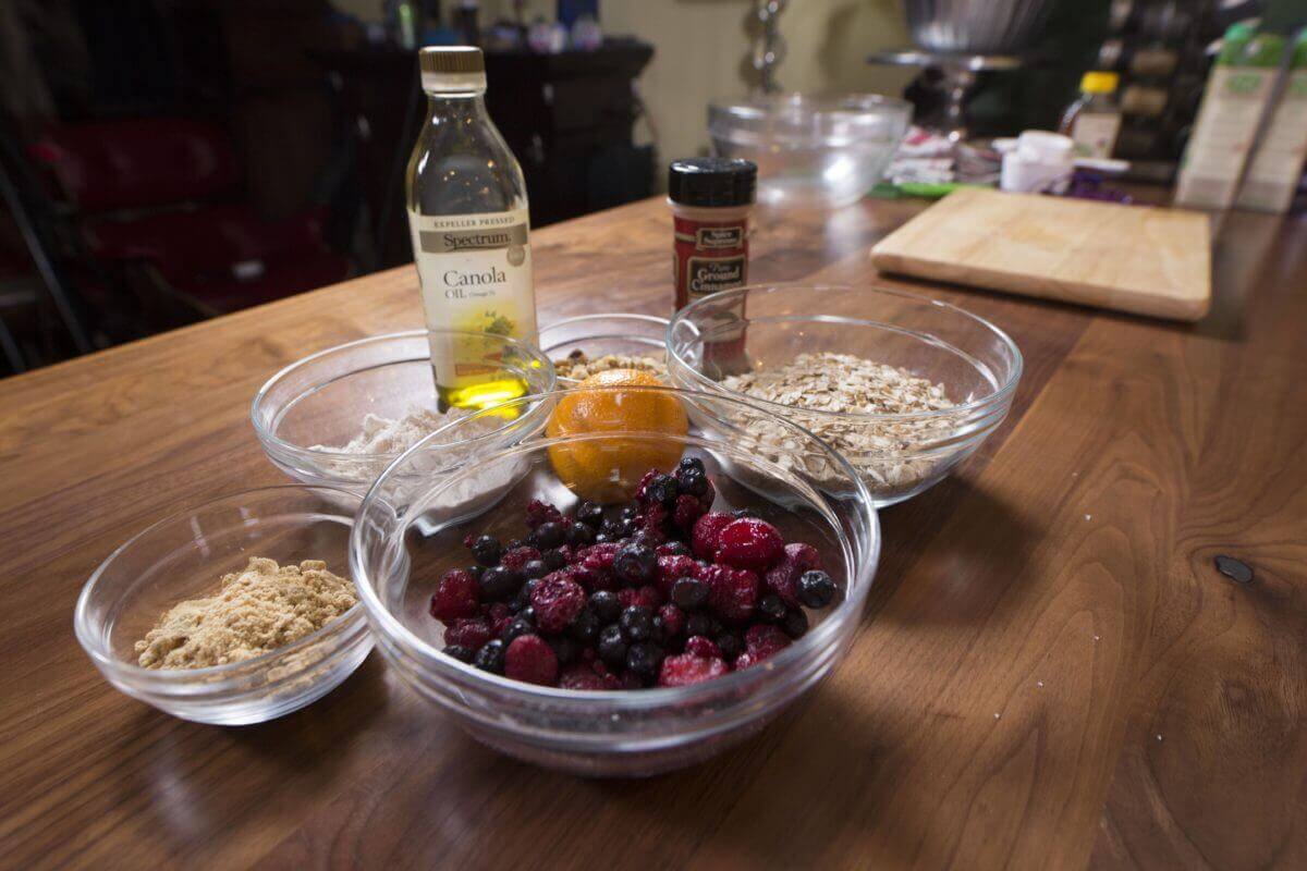 Healthy Berry Crumble