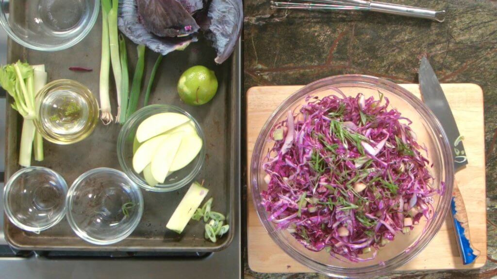 Cabbage Apple Slaw