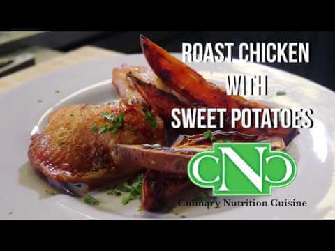 Roast Chicken & Sweet Potatoes