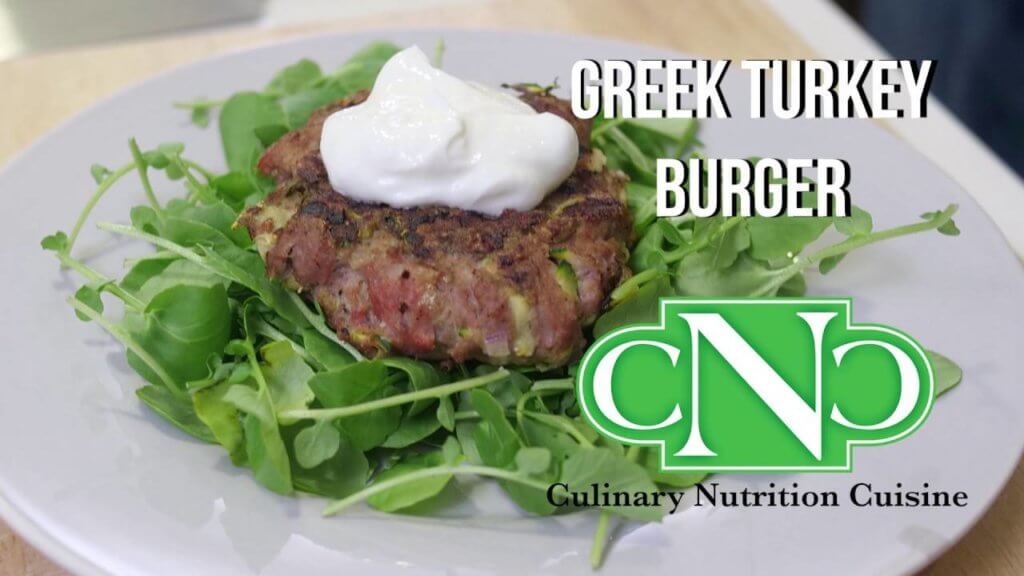 Greek Poultry Burger