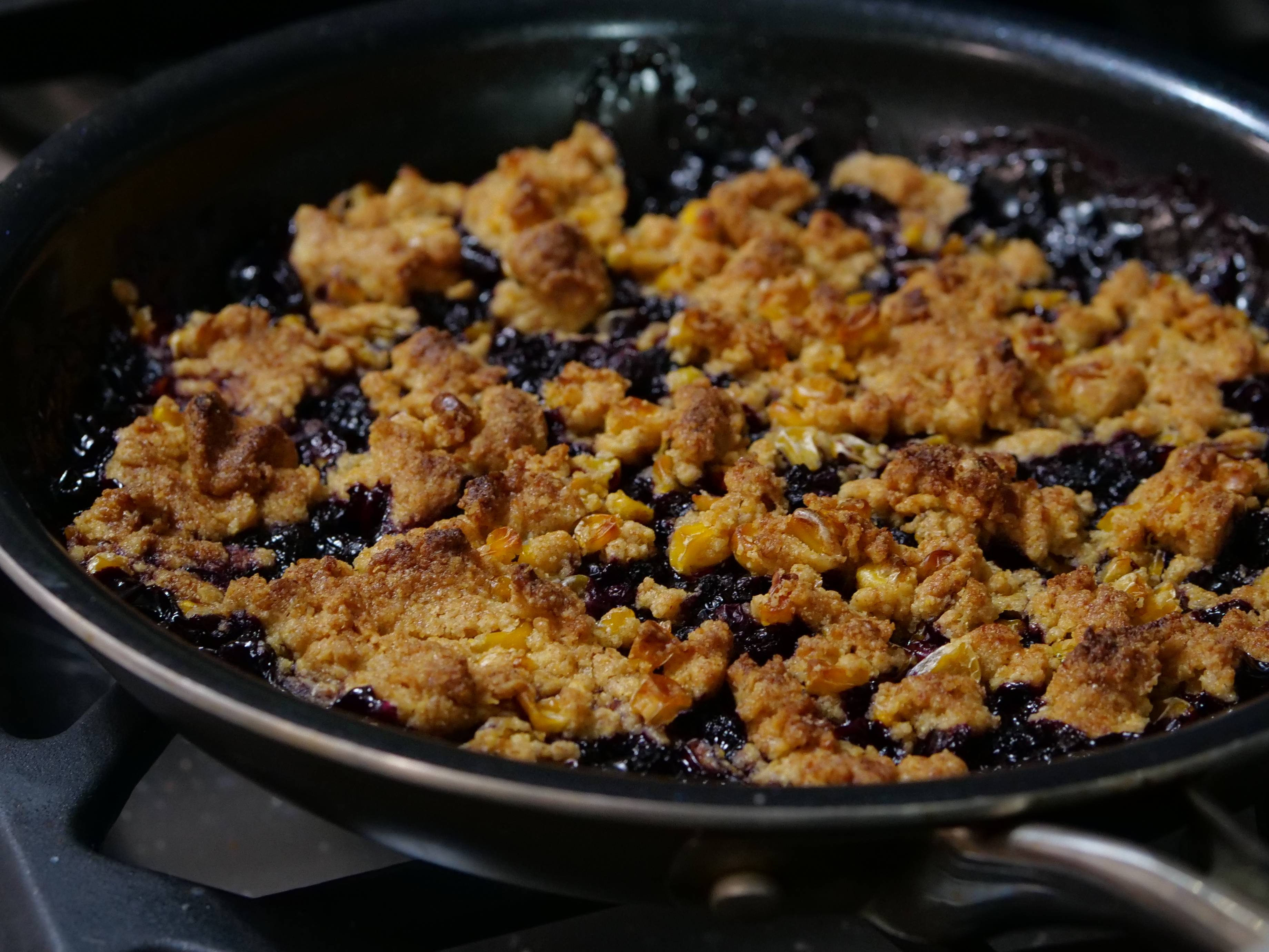 berry corn crisp