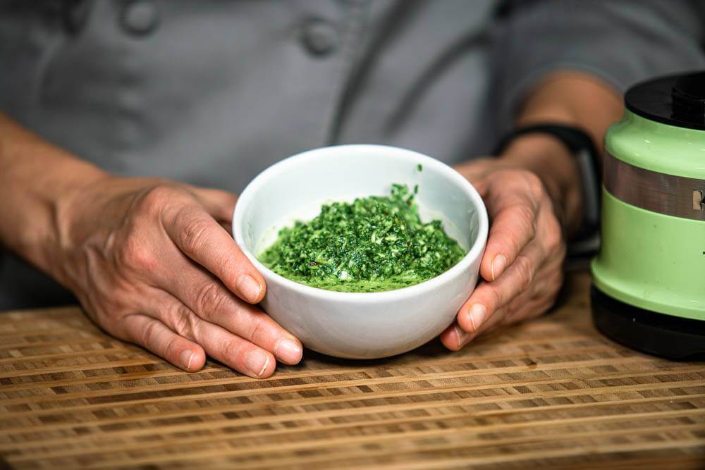 arugula chimichurri