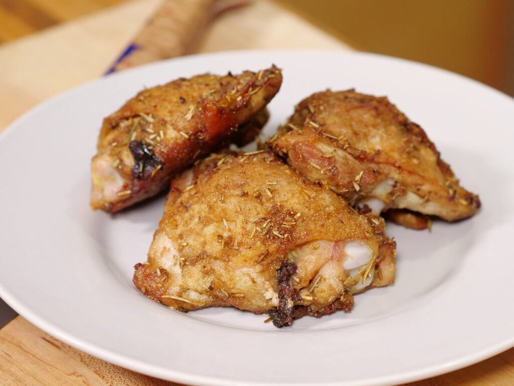 Crispy Chicken Thighs