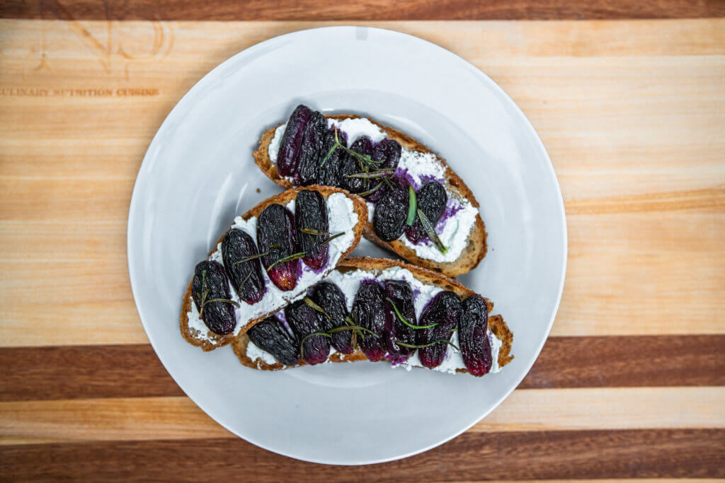 Roasted moon drop grapes