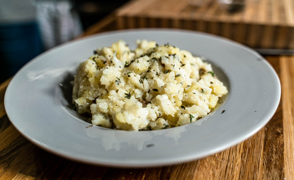 cauliflower potato mash