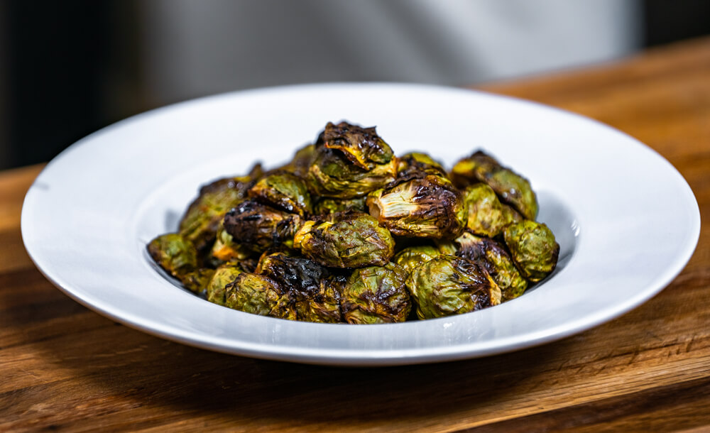 honey sriracha brussels sprouts