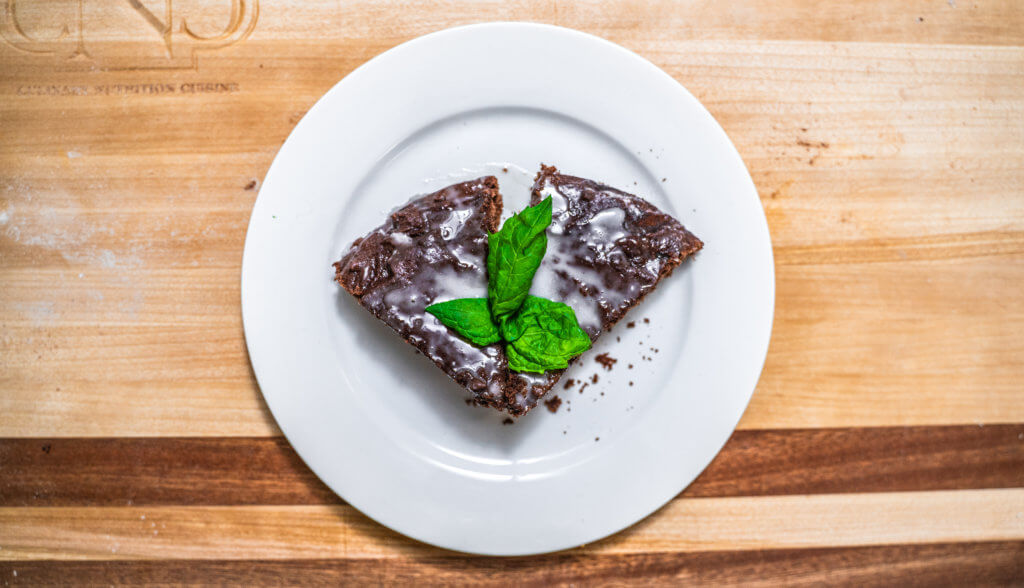 Overhead, Dairy Free Brownies