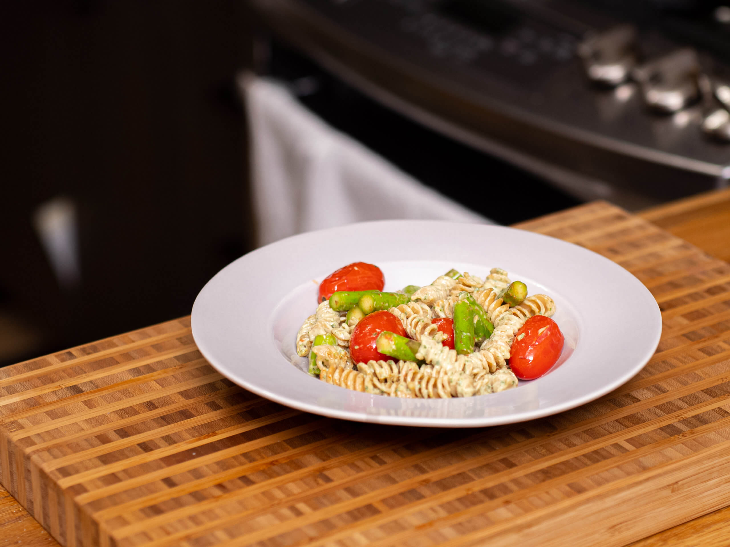 Thumbnail, Side shot, Tahini Pasta