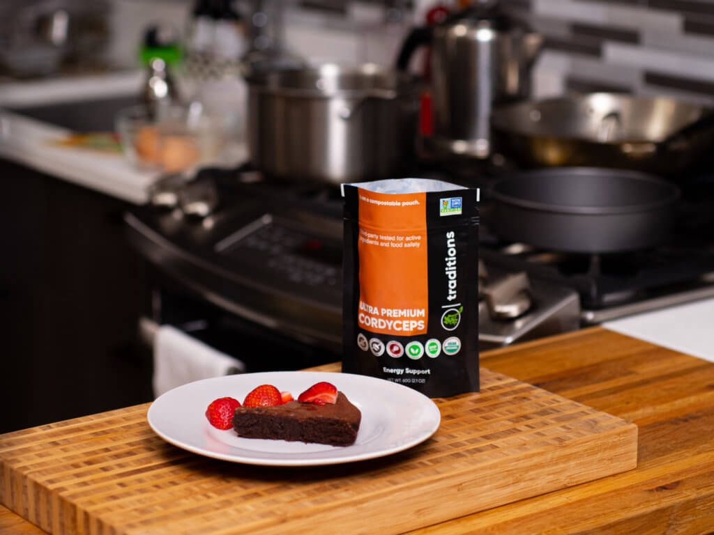 Thumbnail, Side, Paleo Brownies with Cordyceps