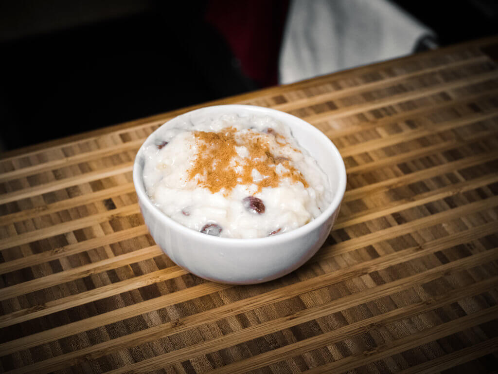 Side Shot, Vegan Rice Pudding