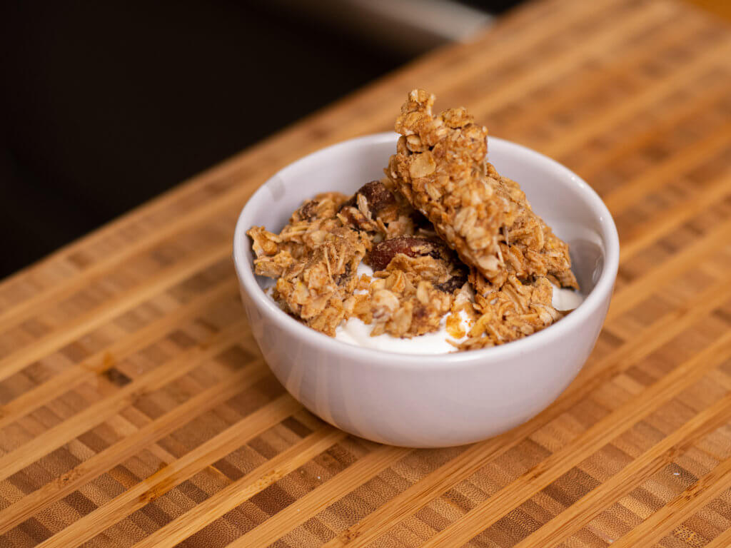 Thumbail, Side Shot, Vegan Granola with Lion’s Mane