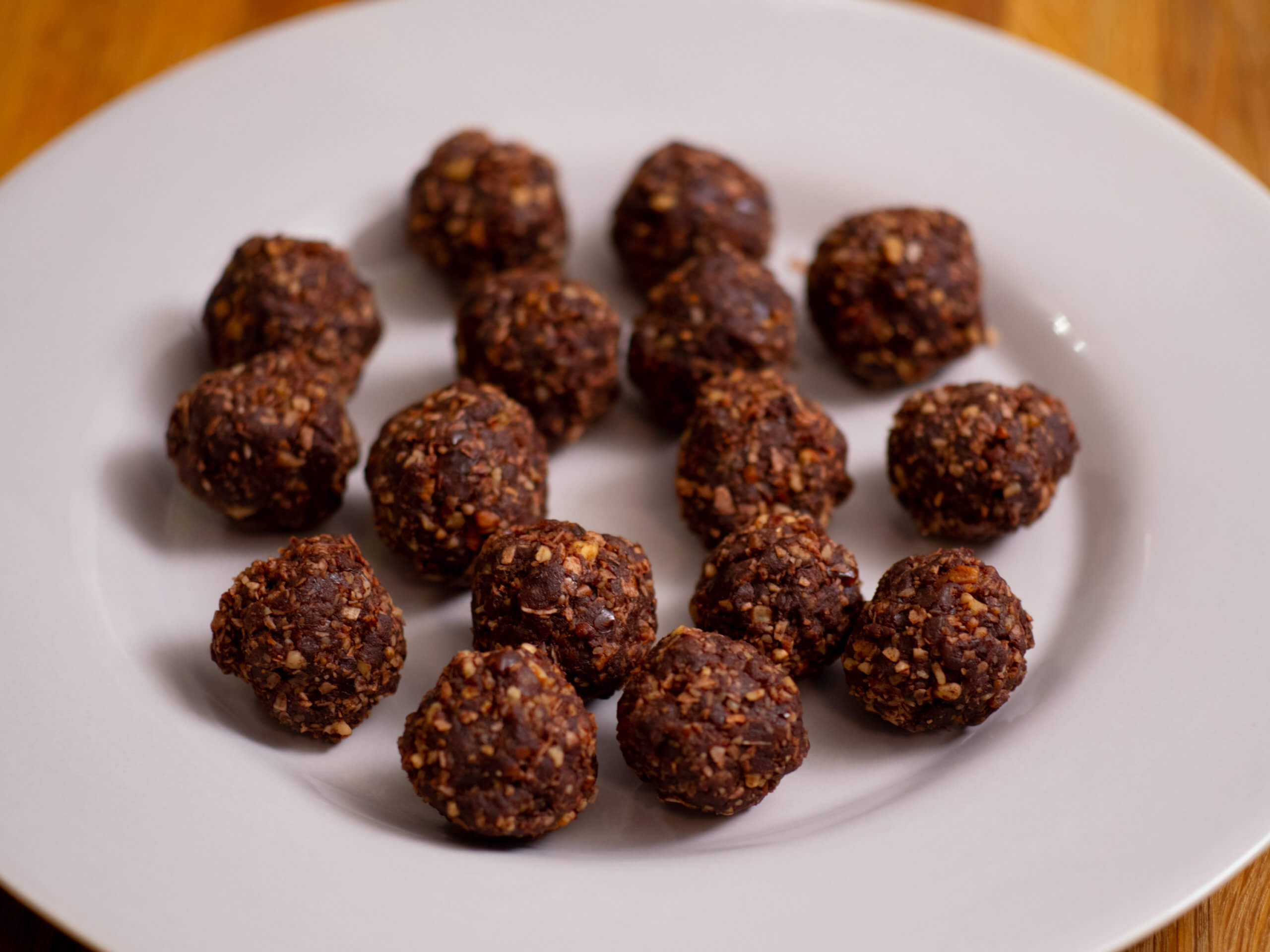 Thumbnail, Over Head, Coconut Energy Balls with Cordyceps