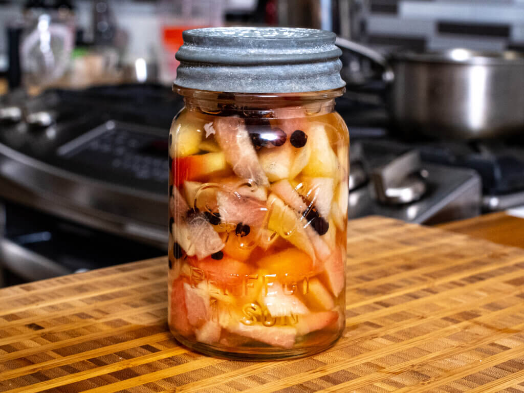 pickled watermelon rind